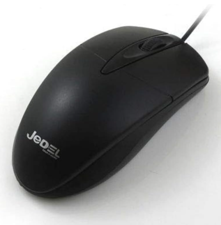 Jedel (CP72 Wired Optical Mouse,  USB, Black